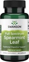 Swanson Spearmint Leaf (Mentha Spicata) - Supplément à base de plantes à spectre complet appuyant les questions de santé digestive et d'estomac léger - Formule naturelle appuyant la santé et le mieux-être - (60 capsules, 400mg chacune)