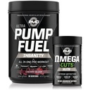 PMD Sports Ultra Pompe Fuel Insanité - Préentraînement – Cerise Slush (30 portions) Sports Omega coupe Elite Thermogénique Fat Burner (90 Softgels)
