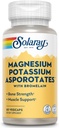 Solaray Magnésium et Potassium Asporotates avec/Bromelain, Electrolyte sain, Muscle, Coeur et Soutien cellulaire, 60 VegCaps