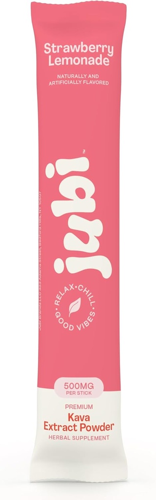 Jubi Kava Stick Packs (1 bâton, citronade aux fraises)