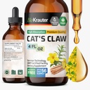 BIO KRAUTER Chats Teinture de griffes - Liquid Chats Claw Herb pour Immune Support - Sans alcool et sans sucre - Vegan gouttes 4 Fl.Oz.