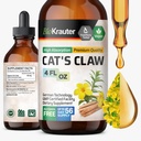 BIO KRAUTER Chats Teinture de griffes - Liquid Chats Claw Herb pour Immune Support - Sans alcool et sans sucre - Vegan gouttes 4 Fl.Oz.