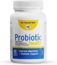 Voir vous-même bien probiotiques 60 Million CFU: Digestive & Gut Health - Soutiens Constipation occasionnelle, Diarrhée, Gaz et Bloating - Soutien immunitaire - Haute puissance Dr Formulé pour les femmes et les hommes 60ct