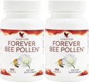 Forever Living - Bee Pollen - Energy and Nutrition with Bioactive Compounds - Vegetarian and Gluten-Free - 100 Tablets (Pack of 2)