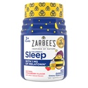 Les enfants de Zarbee Melatonin Gommies avec 1mg Melatonin, les enfants dorment Gommy, favorise le sommeil paisible, sans drogue, non-habit-forming, fraise naturelle, 60 ct