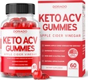 Keto ACV Gummies Advanced Weight Loss - 1000mg Keto Gummies (ACV for Weight Loss and Belly Fat) Fat Burning - Delicious Apple Flavor - Non-GMO, Vegan, Third Party Tested - USA Made (60 Count)