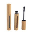 2PCS 6ML Empty Bamboo Apparence Cils Tubes Mascara Tube Cils Support de baguettes Conteneur Cosmétiques Maquillage Échantillon Emballage Pots de rangement de flacon pour Mascara Huile de croissance des cils