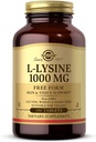 Solgar L-Lysine 1000 mg, 100 comprimés - Absorption et assimilation accrues - Promotion de l'intégrité de la peau et des lèvres - Soutien au collagène - Acides aminés - Non OGM, végétalien, sans gluten - 100 portions