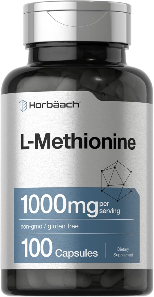 Horbäach L-Méthionine 1000mg.100 Capsules.