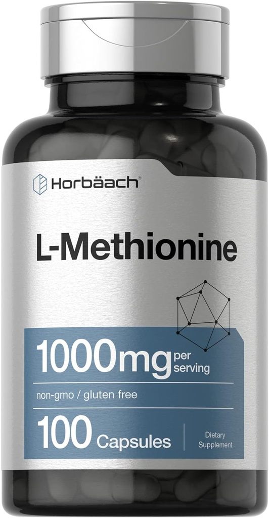 Horbäach L-Méthionine 1000mg.100 Capsules.