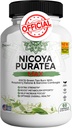 Nicoya PuraTea Max Extrait de thé vert et haricots de café vert pour le soutien du métabolisme, stimuler l'énergie naturelle, supplément antioxydant-rich – 60 capsules