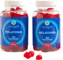 Snugell Melatonin Gommies 5 mg – Supplément diététique 60-Count – Arôme de mélange de baie pour le repos naturel – Vegan, non-Habit formant, non-OGM, à base de pectine, sans gluten – Fabriqué aux États-Unis (2)