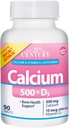 Calcium du 21e siècle plus capsules extra D, 500 mg, 90 Compte, paquet de 1