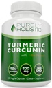 Curcumine curcumine avec BioPerine - 120 Capsules Vegan - 700mg de Tumère par Capsule - avec Extrait de poivre noir 95% Curcuminoides