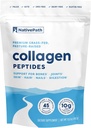 NativePath Collagen Peptides Protéines - Poudre de collagène hydrolysée de type 1 et 3 pour peau, cheveux, ongles - 15,9 oz (45 portions)