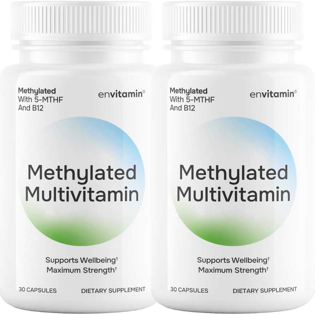 Methylated Multivitamin Multimineral Complex L Methylfolate 2 Pack