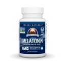 Source Naturals Melatonine, aide à promouvoir le sommeil*, 1 mg - 200 Lozanges aromatisées à la menthe poivrée