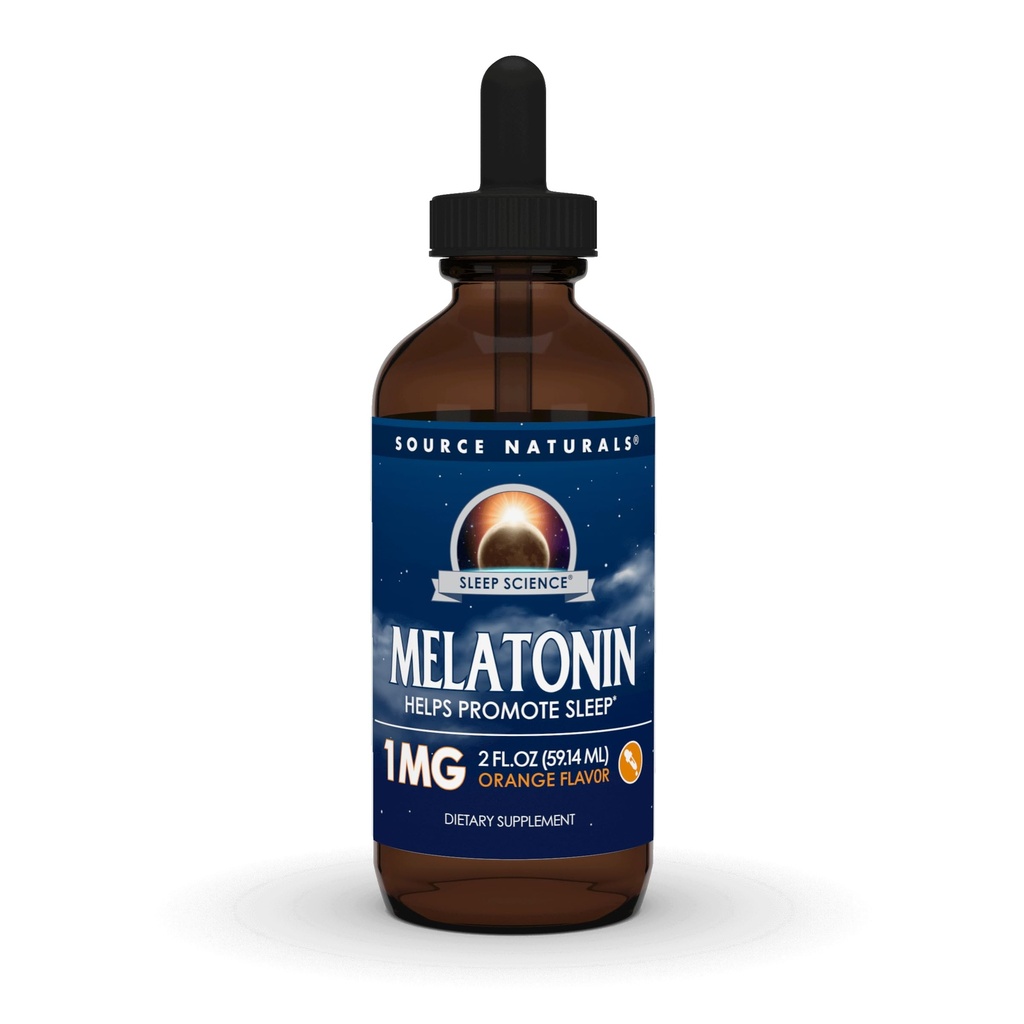 Source Naturelle Mélatonine* - 1 mg, 2 oz fluide