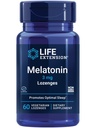 Durée de vie Melatonine, 3 mg, Soutien optimal du sommeil, Rythmes circadiens sains, Défense cellulaire, Sans gluten, Non-OGM, Végétarien, 60 losanges à croquer