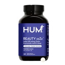 HUM Beauty zzZz Melatonin Supplément de sommeil pour adultes avec la mélatonine 3mg, vitamine B6 et calcium, végétalien, sans gluten, non OGM comprimés de soutien du sommeil pour adultes et repos de beauté, 30 comprimés végétaliens