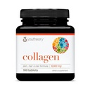 Youtheory Advanced Collagen, 6,000 mg, 160 Tablets, 26-Day Supply | Contains Vitamin C, Supplement for Hair, Skin, and Nails*, Collagen Supplement for Women and Men, Hydrolyzed for Absorption