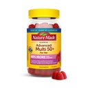 Nature faite avancé multivitamines Gommies 50 + pour elle, femmes multivitamines Gommies avec Citrate de magnésium, vitamine D3, zinc, calcium et toutes les 8 B vitamines, 84 Compte, 28 Jours d'approvisionnement