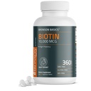 Bronson Biotin 10 000mcg, soutient les cheveux, la peau et les ongles sains, végétariens, non OGM, 360 comprimés