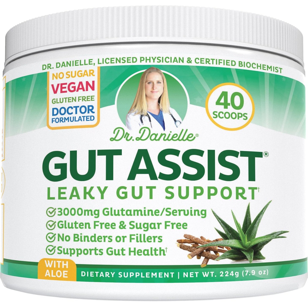 L-Glutamine Gut Doublure Digestive Drink Mix (mélange de boisson digestive) sans gluten Dr Danielle