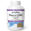 Facteurs naturels Pharma GABA - Supplément alimentaire soutient le sommeil calme et la qualité du sommeil - Supplément naturel, travail rapide Aides Focus et santé du cerveau - 120 comprimés à croquer (60 portions)