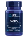 Extension de vie GABA, support de stress, supplément GABA, support d'humeur, sommeil, relaxation, sans gluten, non-OGM, végétarien, 60 capsules