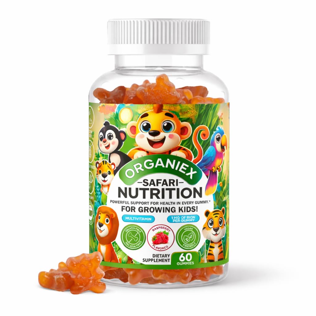 Garnitures multivitamines pour enfants avec fer et zinc (Ages 2+)