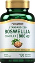 Piping Rock Boswellia Serrata Extrant Supplément de 150 capsules