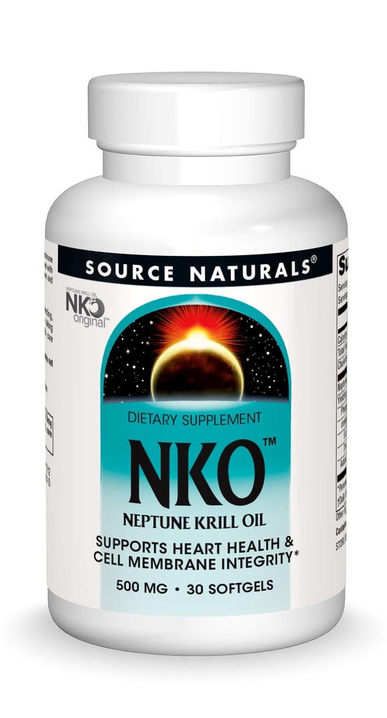 Source Naturelles NKO Neptune Krill Oil 500mg - 30 Softgels