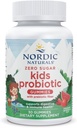 Nordic Naturals Zero Sugar Kids Probiotic Gummies - Fraise Pastèque Saveur - 30 Gummies - Soutient le bien-être digestif et la santé immunitaire - Non-OGM - Testé par une tierce partie - Vegan - 30 portions