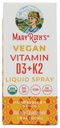 Vitamine biologique D3 Plus K2 de Mary Ruth, 1 FZ