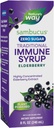 NatureS Way Sambucus Zero Sugar Traditionnel Immune Sirop, Extrait de mûrier noir très concentré, Soutien immune traditionnel*, sans sucre, aromatisé aux baies, 8 Fl Oz (paquetage mai Vary)
