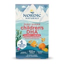 Nordic Naturals Zero Sugar Childrens DHA Gummy Chews, Tropical Punch - 30 Gummy Chews pour les enfants - 600 mg Total Oméga-3s - Développement du cerveau, apprentissage, immunité saine - Non-OGM - 30 portions