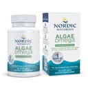 Nordic Naturals Algae Omega - 60 gels mous - 715 mg Omega-3 - Huile d'algue végétalienne certifiée - EPA et DHA à base végétale - Santé du coeur, des yeux, des immunes et du cerveau - Non-OGM - 30 portions