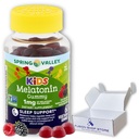 Kids Melatonin Gummies 1mg- Raspberry Flavor, 60 Count (Pack of 1)
