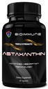 BioImmune Triple Strength AstaQuilTM Astaxanthin 12mg Absorption améliorée, 60 Softgels avec/Huile de noix de coco organique.