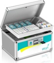 Boîte de verrouillage de la médecine Glosen, boîte de verrouillage de médicaments, boîte de médecine de locking, boîtes de verrouillage de sécurité Inch,Clavier de premiers soins,Boîte à pharmacie