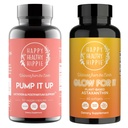 Happy Healthy Hippie Glow pour lui Astaxanthin Supplément et pomper le supplément d'allaitement