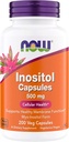 MAINTENANT Aliments Inositol 500 mg, forme supérieure du Myo Inositol, pour une fonction membranaire saine*, santé cellulaire*, soutien aux femmes* casher, adapté aux végétaliens - 200 capsules végétariennes (paquet de 1)