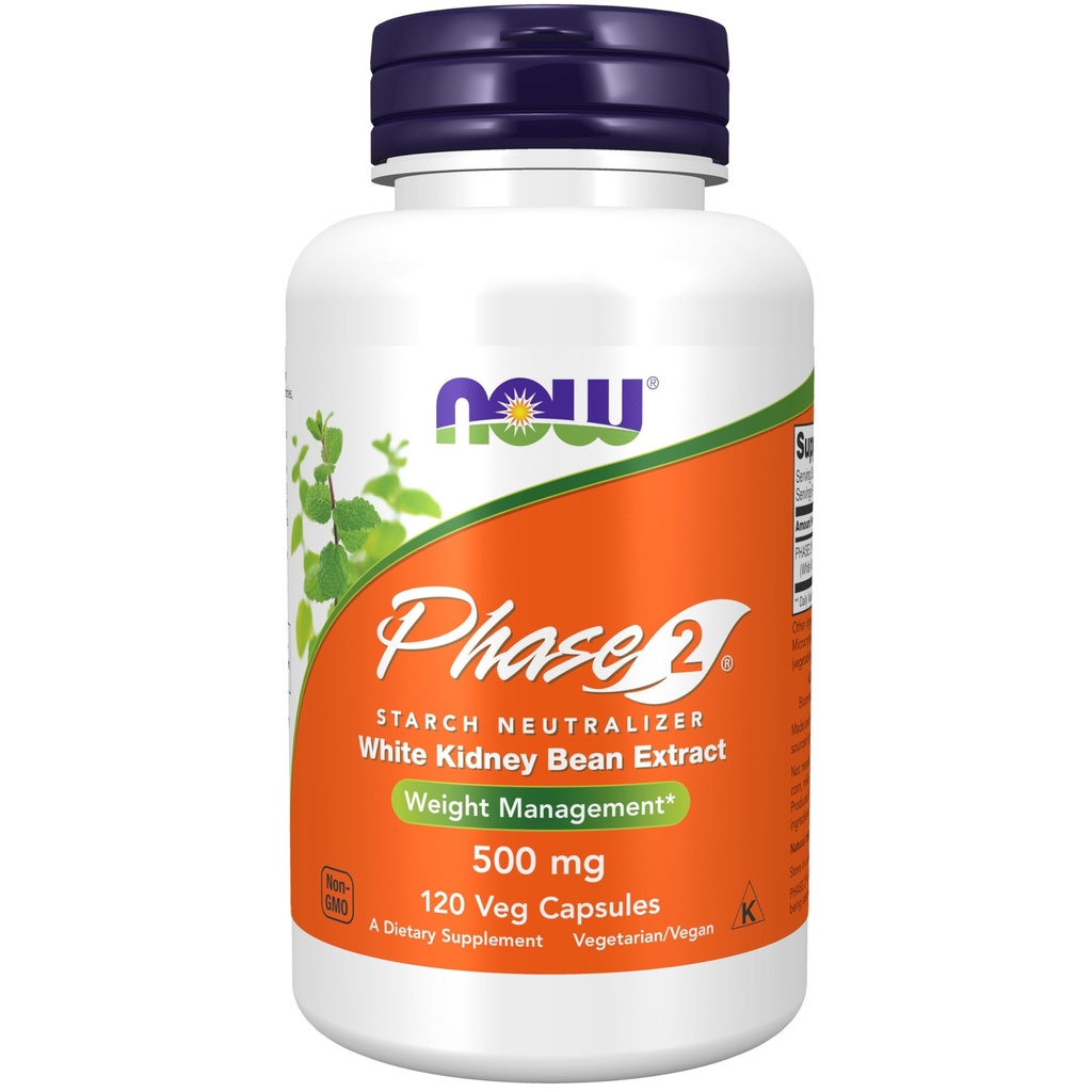 Suppléments, Phase 2® (Extrait de haricots blancs) 500 mg, Gestion du poids*, 120 gélules