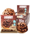 Aliments légendaires Rouleau de cannelle 22g Barres protéinées – Sans gluten, faible teneur en glucides Option de repas – Snack sucre doux zéro, Céto-friendly – 10-paquets de barres riches en protéines avant ou après l'entraînement - chocolat au lait