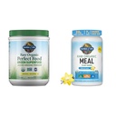 Garden of Life Raw Organic Perfect Food Green Superfood Juiced Greens Poudre - Poudre de protéines anti-stévia et végétalienne originale - Raw Organic Meal Substitut Shakes - Vanille