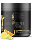 Poudre de pré-entraînement RAW Thuper Pump Stim Free - Pré-entraînement sans caféine haute dose pour les pompes musculaires Max et le bâtiment de la force - Pré-entraînement non-stimulant avec la créatine - 20 portions, la mentalité championne