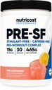 Nutricost Stim-Free Pré-entraînement, 30 portions (Lémonade rose) - Sans caféine, sans stimulant, sans OGM, sans gluten