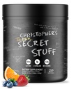 Poudre de pré-entraînement RAW Thuper Thavage - Pré-entraînement à haute tension avec la créatine, Beta Alanine, L-Citrulline & Caféine - Chris Bumstead Gym & Fitness Supplément pour hommes et femmes - Secret Stuff