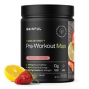 Poudre de pré-entraînement de haute intensité avec 200mg de caféine, 5g de créatine, citronnade de fraise, soutient l'énergie, la force, l'endurance, et la récupération, BCAA, Beta Alanine, L-Citrulline, 20 portions